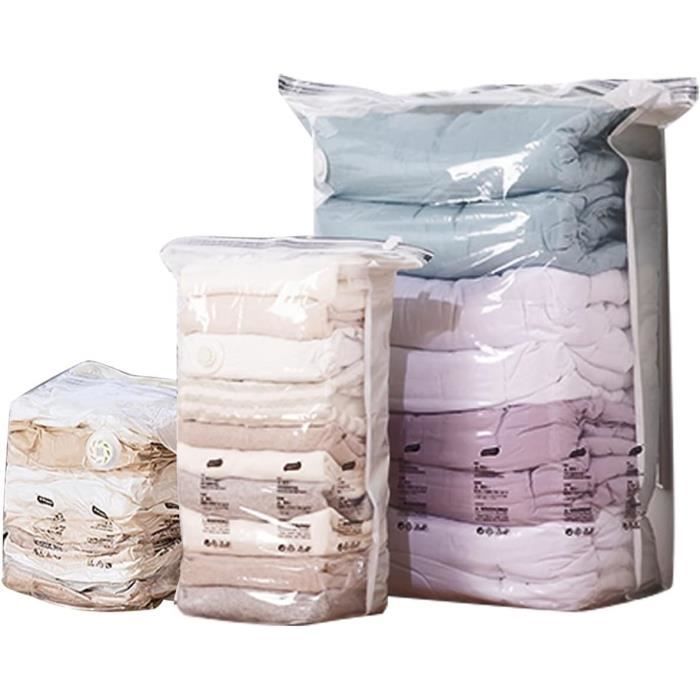 Sac de Rangement sous Vide Extra Large pour couettes et vêtements (S)50*60 (K) - Maison