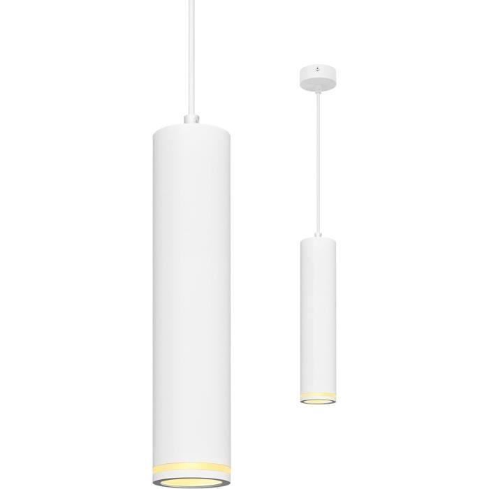 Lustre Rustique Bois Blanc Vieilli 5 Lumières – Style Ferme Française Pour Salle à Manger, Chambre, Cuisine