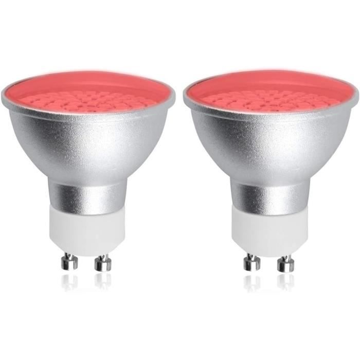 Lot De 10 Ampoules LED GU10 6W équivalent 40W – Lumière Jour 6000K Blanc Froid – 460 Lm – Économiques, Durables