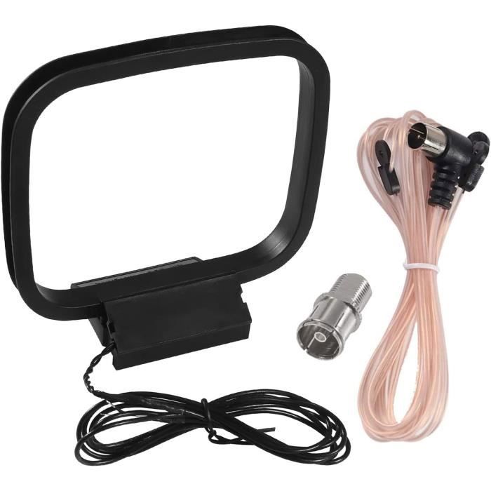 FM Antenna For Stereo Receiver Indoor FM Radio Antenna 75Ohm UNBAL F Type Female