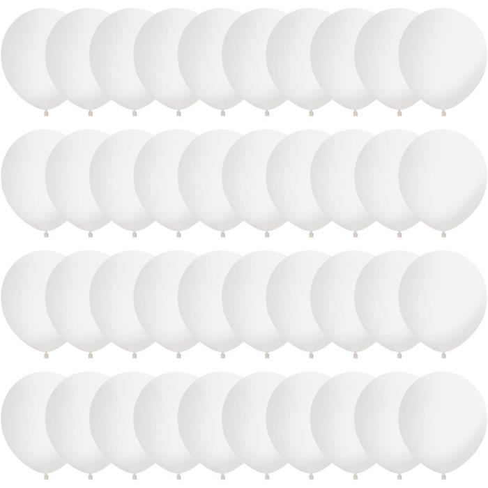 Lot de 100 ballons à l'hélium décoratifs en latex avec ruban pour