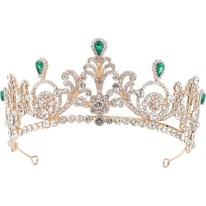 Vintage Baroque Couronne de Mariée Couronne de Mariage Diadème Bandeaux