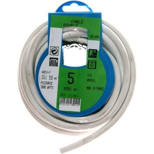 Chacon Kabeltrommel 10 M – Mit 4 Steckdosen, 16 A, H05VVF 3x1,5 Mm², Thermoschutz & Griff, Für Innen