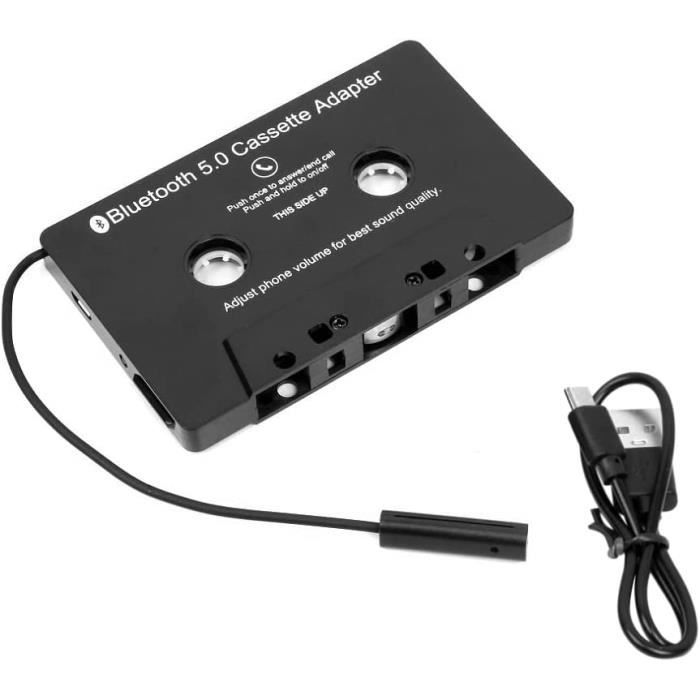 Cassette Adapter Audio, Adaptateur Cassette Audio Auxiliaire Bluetooth, Adaptateur Audio De
