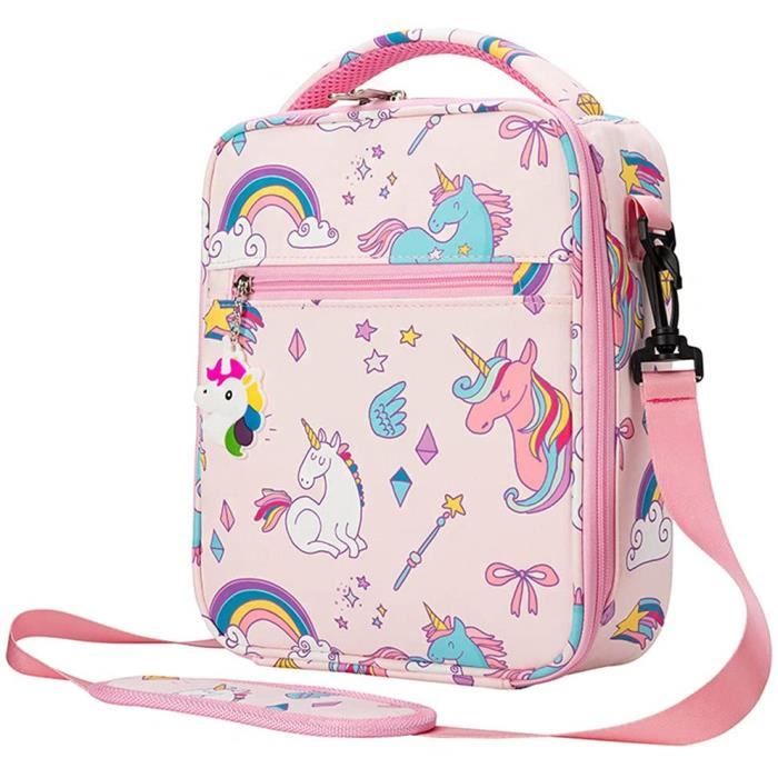 Sac Isotherme Repas Enfants,Sac Isotherme Repas Enfant Réutilisable et  Etanche,avec Poche Frontale Bandoulière Réglable Amovible - Cdiscount Maison