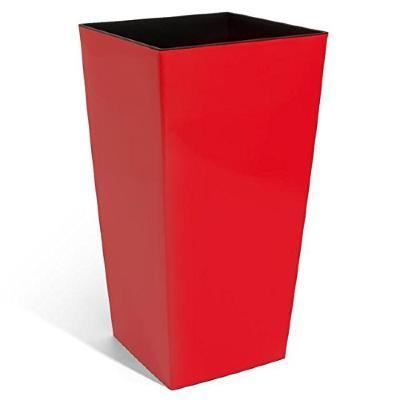 Pot De Fleur Carre Hauteur 80 Cm Haut Pot De Fleur En Plastique Carre De 62 Cm De Hauteur Couleur