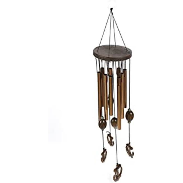 Mobile à Vent 3D En Métal – Carillon Spirale, Boule D'observation, Arbre De Vie En Acier Inoxydable, Décoration Jardin Extérieur