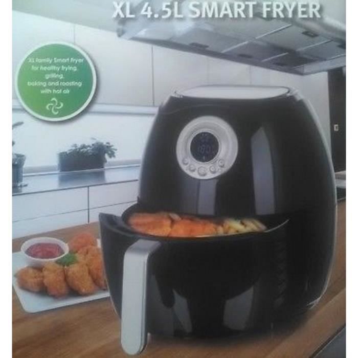 Friteuse Electrique Sans Huile Multifonction Air Chaud Pulse Grill 1400w Cdiscount Electromenager