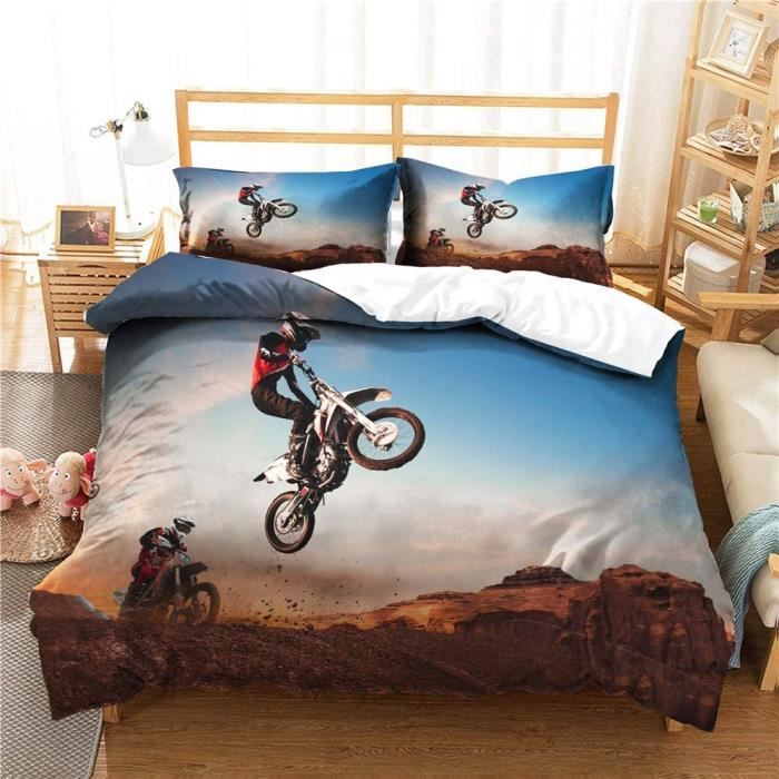 Housse de Couette ado gar on Fille Parure de Lit pour 1 2