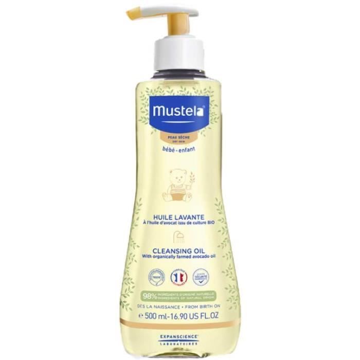 Gels Douche Mustela Bebe Enfant Huile Lavante Peau Seche 500 Ml 300 Cdiscount Au Quotidien