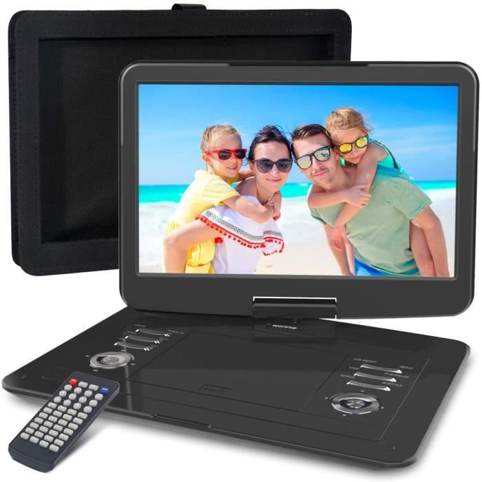Lecteurs DVD portables WONNIE Lecteur DVD Portable 15.5 Pouces, avec ...