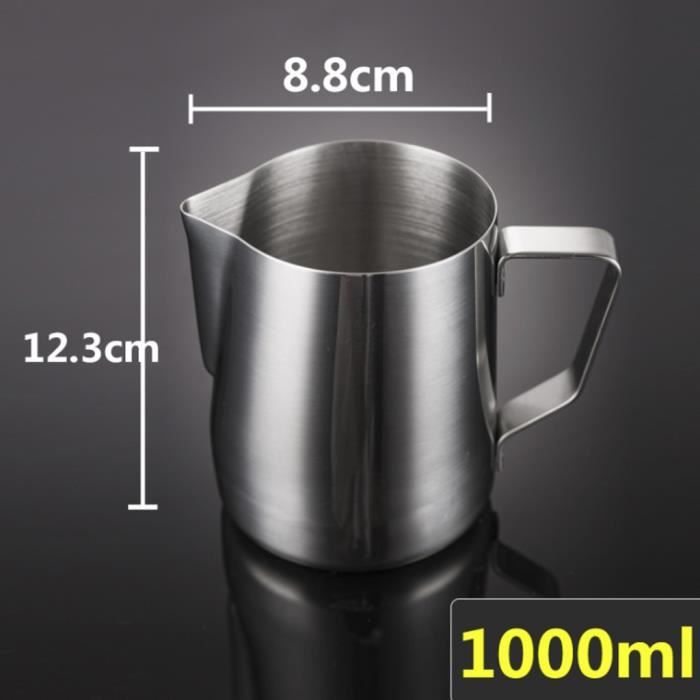 EHOMEA2Z Carafe à Expresso En Acier Inoxydable Avec Cloche - Service Élégant 85g