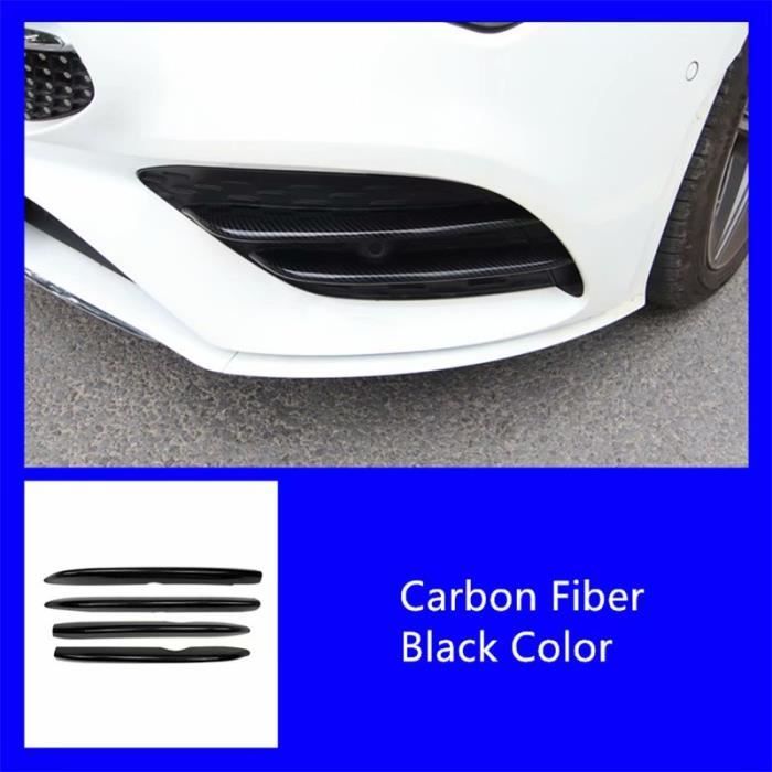 Carbone noir 4pcs - Lame à Air antibrouillard pour pare choc avant de  voiture, garniture de Spoiler, grille d - Cdiscount Auto