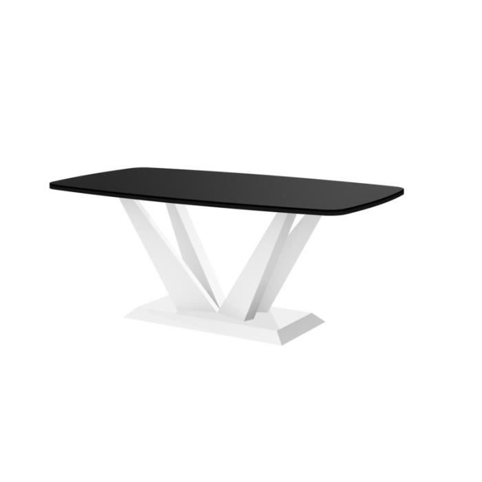 table basse design 125 x 68 x 50 cm - noir