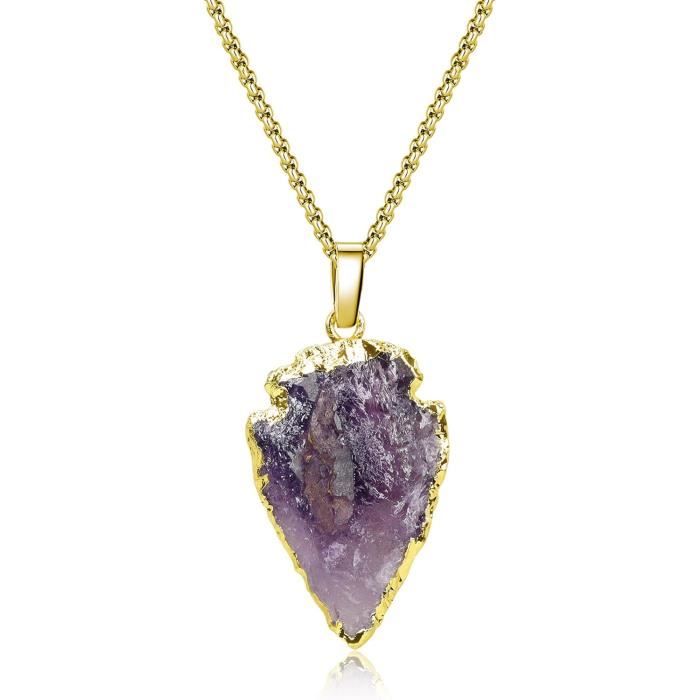Pendentif flèche ISOLA Pascale GERY en or jaune.