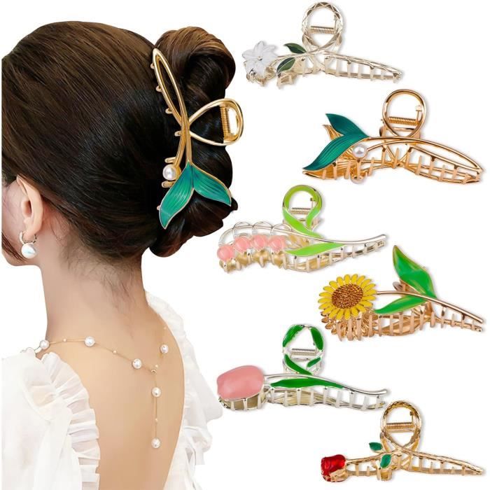 Y2K Lot De 10 Pinces À Cheveux En Forme D'Étoile, 3 Cm, En Métal