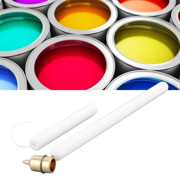 Stylo Applicateur De Peinture à Pointe Fine Inclinée GORGECRAFT - 3 Pièces (stylo, Nettoyant, Compte-gouttes), Pour Retouches Précises, Dorure