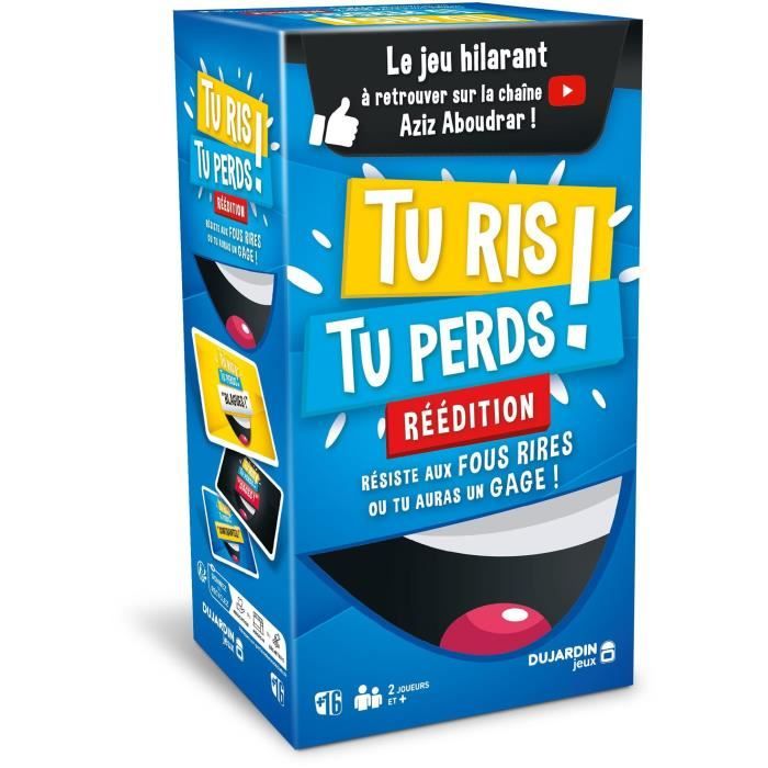 Dujardin – Tu ris Tu perds – Jeu de société – Jeu de cartes – Jeu d’ambiance pour adultes ados – Fous rires garantis – 2 joueurs et plus – Dès - vue 10