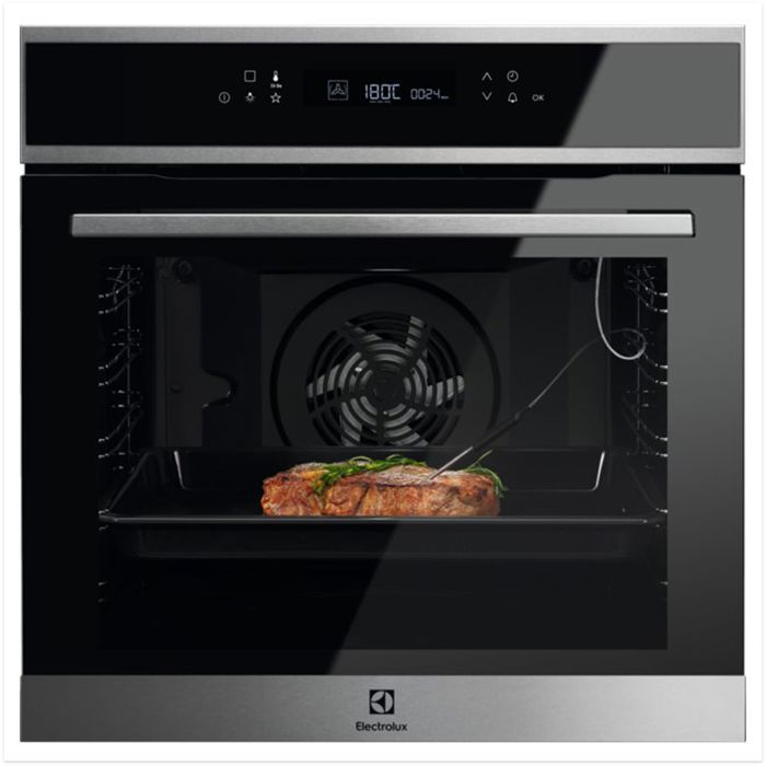 Electrolux Four Integrable Multifonction 72l 60cm A Pyrolyse Inox Eoe7p11x Achat Vente Four Cdiscount