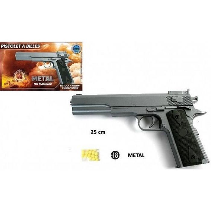 Pistolet à Billes Elite plastique 22 cm