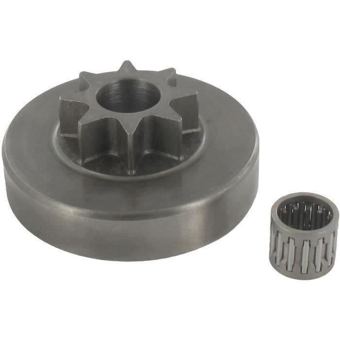 Pignon étoile 3/8 - 8 dents adaptable pour tronçonneuse JONSERED modèles 60, 62, 66, 70, 601, 621