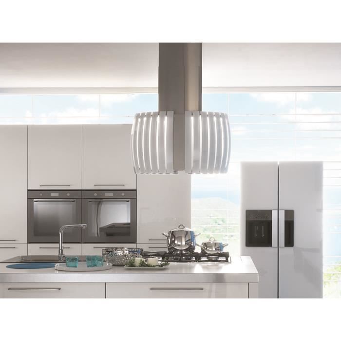 Falmec Hotte Ilot Prestige Blanc Achat Vente Hotte Cdiscount