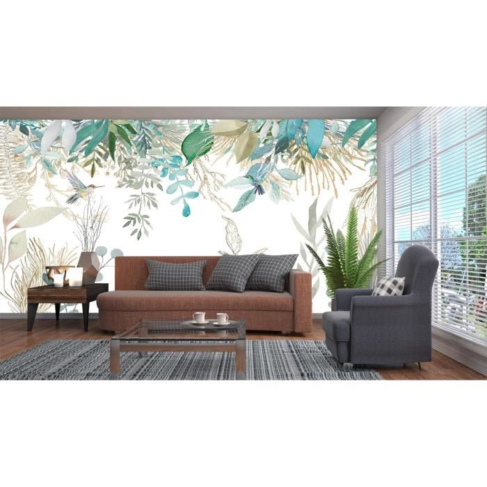 Papier Peint Panoramique Soie 400 x 280 cm sur mesure taille Fresque ...