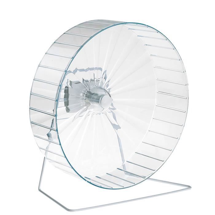 Comparer les prix de Ferplast Roue FPI 4607  Grande roue en plastique pour hamsters avec socle FPI 4607 - 18 x h 31,5 cm - Ø 30,4 cm - Coloris assortis
