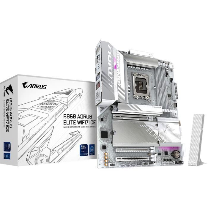 Carte mère – GIGABYTE – B860 AORUS ELITE WIFI7 ICE