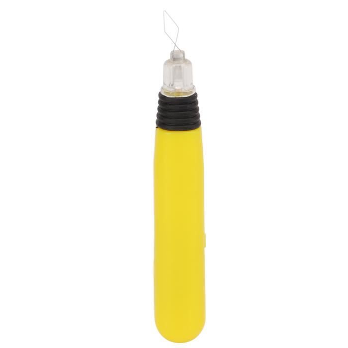 Outil Enfile-aiguille Et Découseur 2 En 1 - Lot De 2 (vert Et Jaune) - Pour Couture Main, Seniors, Débutants - Pratique Et Portable - 9