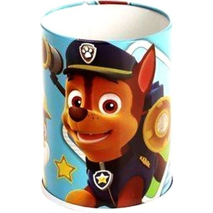 Pot a crayon en metal La Pat Patrouille Disney Enfant Casa GUIZMAX