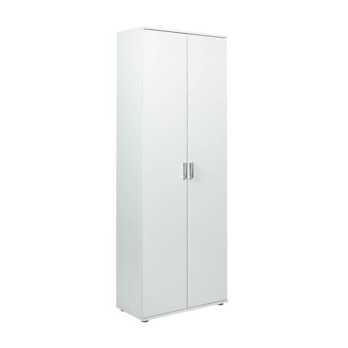 armoire de rangement vetra - interlink - contemporain - 2 portes - 3 planches