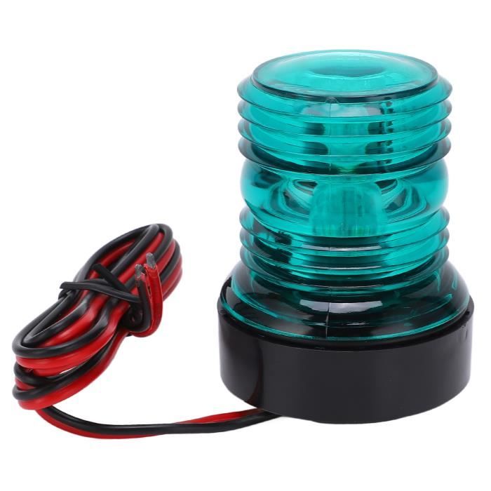 Feu De Navigation LED 12V – Vert Tribord / Rouge Bâbord, étanche, PC, 2 Milles, Pour Bateaux Jusqu’à 20 M