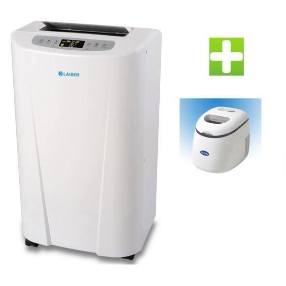 KLAISER  - PACK Energy Agx140 Climatiseur Mobile Reversible 14000 Btu/4100W - Machine &agrave; gla&ccedil;ons H40 15KG/JOUR 