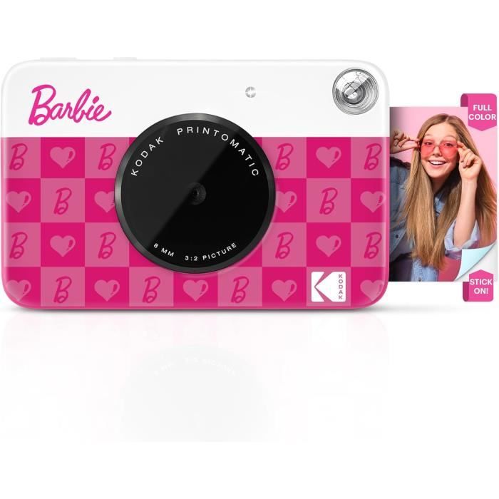 Appareil Photo Numérique - Barbie - Kodak Printomatic - 5MP - Rose - ZINK Zero-Ink
