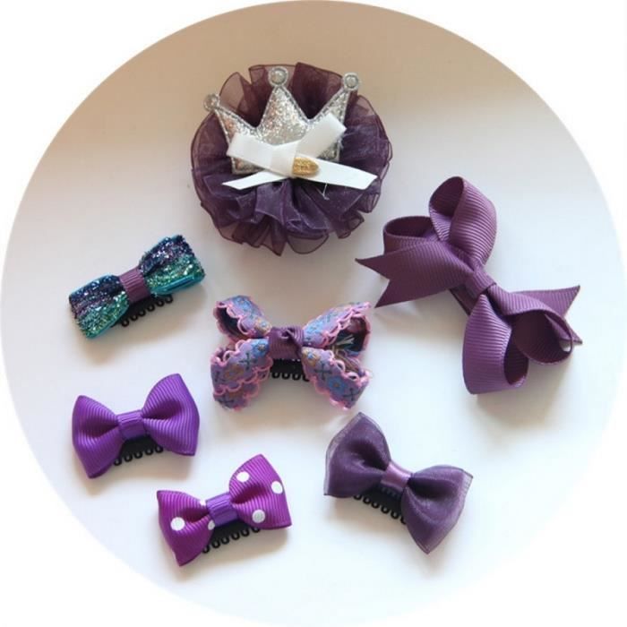 Lot 7 Barrettes Bebes Tiennent Sur Un Seul Cheveux Modele Kin Kao Dark Purple Achat Vente Barrette Chouchou Lot 7 Barrettes Bebes Cdiscount