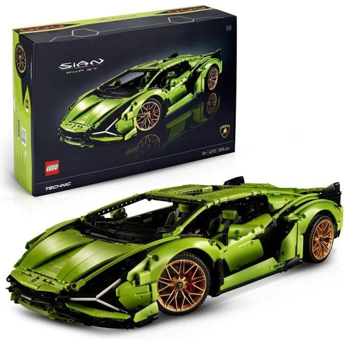 LEGO® Technic 42115 Lamborghini Sián FKP 37, Maquette Voiture, 1:8, à  Construire, Collection, Construction Voiture, pour Adultes - Cdiscount Jeux  - Jouets