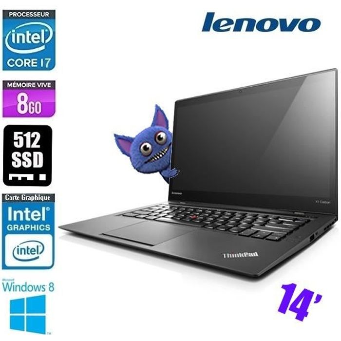 LENOVO THINKPAD X1 CARBON CORE I7 6600U - Lenovo