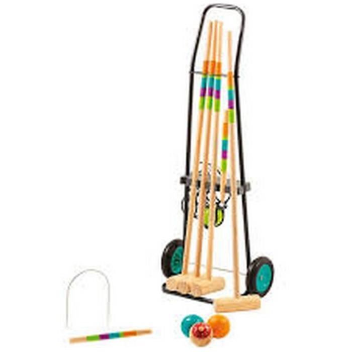 JEU DE CROQUET 4 JOUEURS Cdiscount Jeux Jouets
