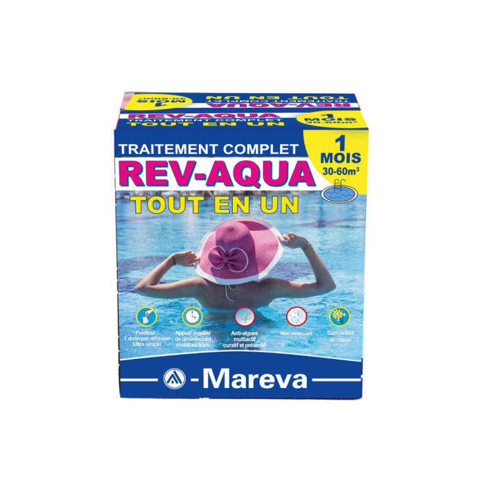 Mareva Traitement complet mensuel - Rev-Aqua 30-60 m3