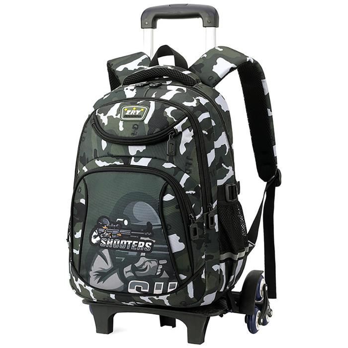 Cartable a Roulette Fille L gers Sac a Roulette Fille Primaire