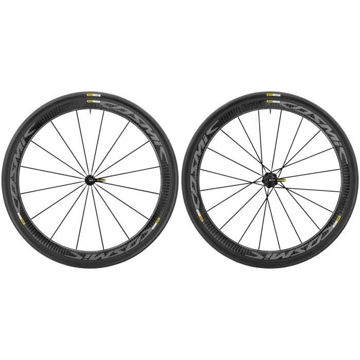 Mavic Cosmic Pro Carbon Exalith 17 Roue Shimano 25 noir Cdiscount Sport