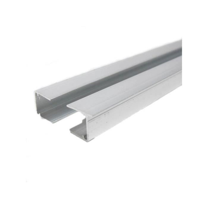 1,25 mètres Blanc DHAZE Profil obturateur en aluminium pour plaque 32 mm Long 