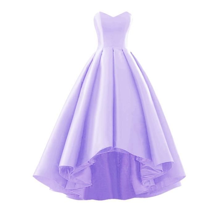 robe de bal violette