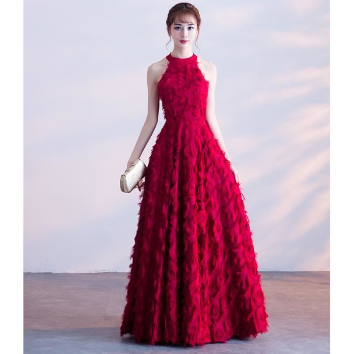 Robe De Soiree Sans Manche Femmes Pour Ceremonie Mariage Cocktail