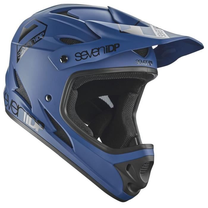 Casque VTT Seven M1 - Bleu Diesel - XL (61/62 cm) - Homme - Garantie 2 ans