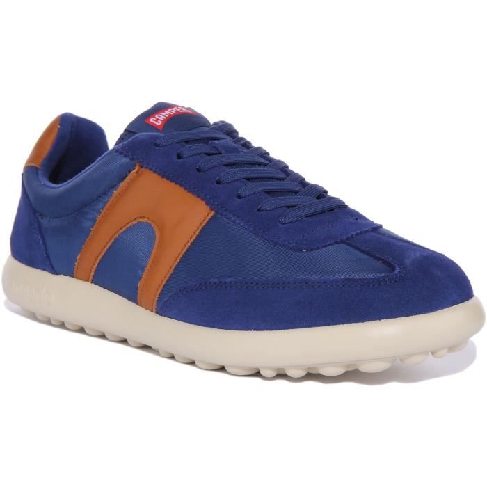 Camper Pelotas Xlite Baskets en cuir à lacets pour hommes en bleu (Bleu, 46)
