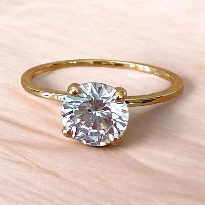 Bague en plaqué or - BIJOUXIA - Ajourée - 18 carats - Livrée avec