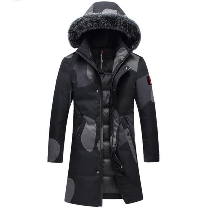 Doudoune noir longue homme sales