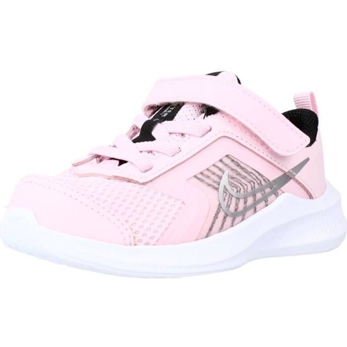 Basket Enfant NIKE 111260 Rose Scratch Textile Semelle Gomme
